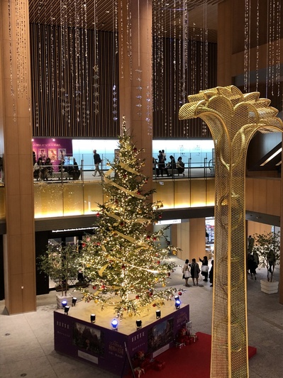 名古屋駅のクリスマスイルミネーション　2018　ＫＩＴＴＥ名古屋