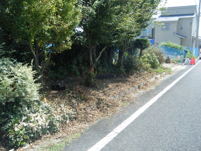 江南市にある庭のリニューアル