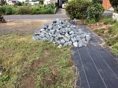 愛知県江南市の庭、ＤＩＹ，改造