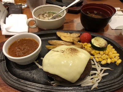 名古屋駅、ゲートタワー、ミート矢澤、ハンバーグ